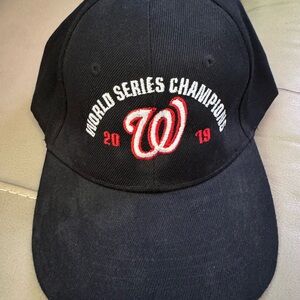 Black World Series Champions Cap